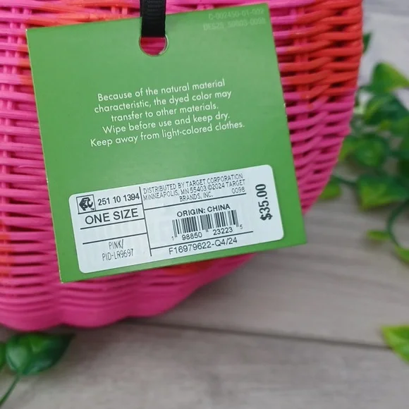 Kate Spade X Target Wicker Bag NWT - Picture 3 of 6